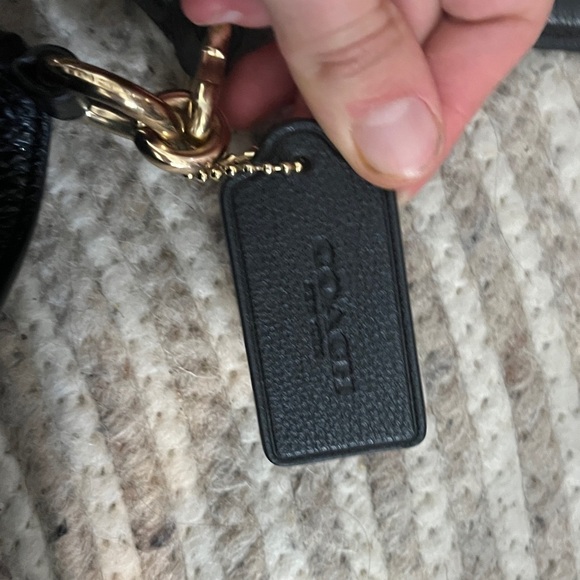 AUTHENTIC Coach Large Lexy Hobo Shoulder Bag Black Pebbled Leather COA incl. - Picture 15 of 16